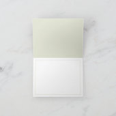 Sunlit leaves in New Hampshire (horizontal) サンキューカード (内部)