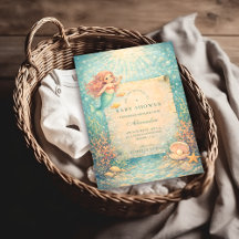 Sunlit Mermaid Reef Baby Shower