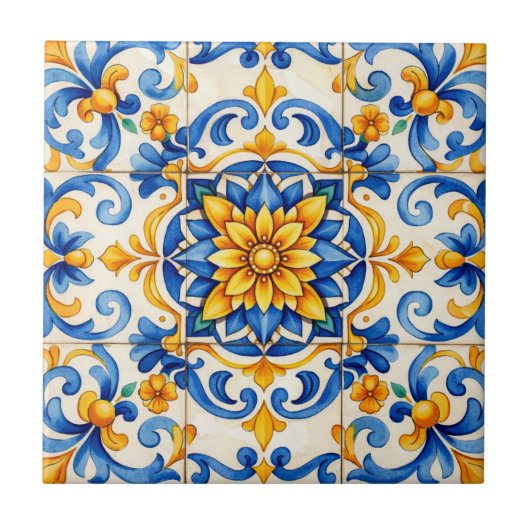 Sunlit Petal Carnival Tile タイル (正面)