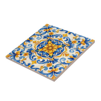 Sunlit Petal Carnival Tile タイル