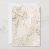 Sunlit Rococo Garden Arch Galentine Brunch Florals 招待状 (裏面)