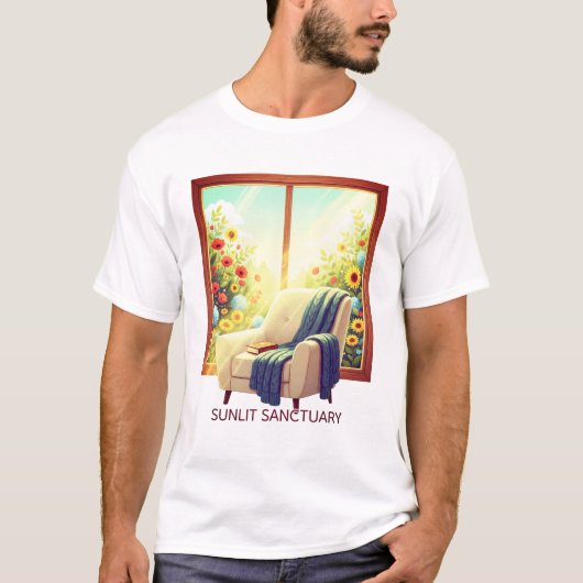 Sunlit Sanctuary Vibrant Sunbeam Comfort Tee Tシャツ (正面)