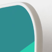 Sunlit Seas Across Striping with Name ピックルボールラケット (左詳細)