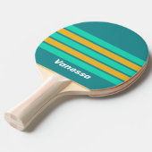 Sunlit Seas Across Striping with Name 卓球ラケット (正面アングル)