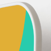 Sunlit Seas Circle Stripe with Name ピックルボールラケット (左詳細)