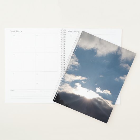 Sunlit Sky Planner, Clouds & Sun プランナー手帳 (ディスプレー)