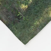 Sunlit Spanish Moss フリースブランケット (角)