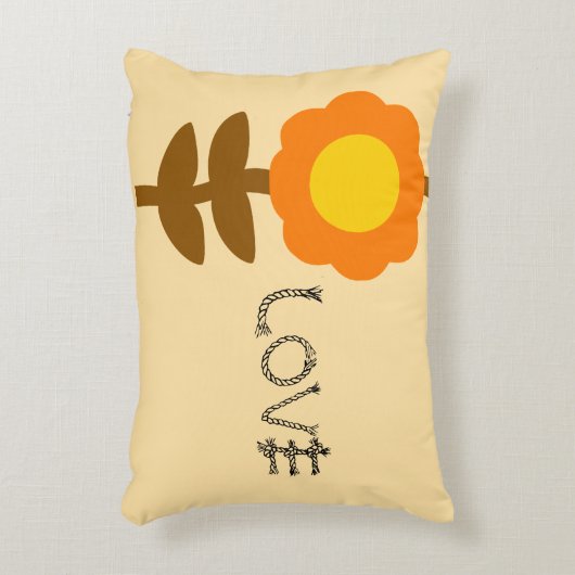 Sunny Bloom アクセントクッション (正面(垂直))