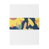 Sunny Bloom Doodles 招待状ベリーバンド (裏面例)