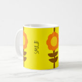 Sunny Bloom Floral Mug コーヒーマグカップ (正面左)