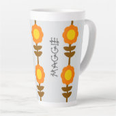 Sunny Bloom Latte Mug カフェラテマグ (右アングル)