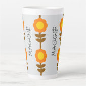 Sunny Bloom Latte Mug カフェラテマグ (正面)