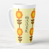 Sunny Bloom Latte Mug カフェラテマグ (左アングル)