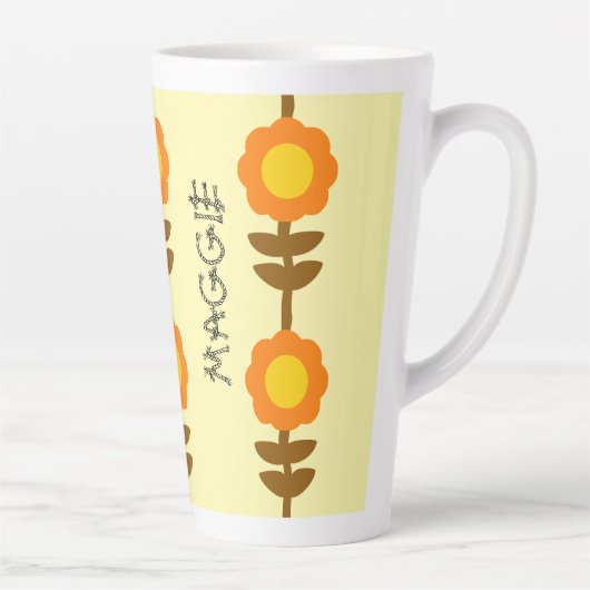 Sunny Bloom Latte Mug カフェラテマグ (右)