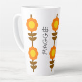 Sunny Bloom Latte Mug カフェラテマグ (左アングル)