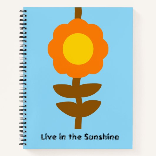 Sunny Bloom Notebook ノートブック (正面)