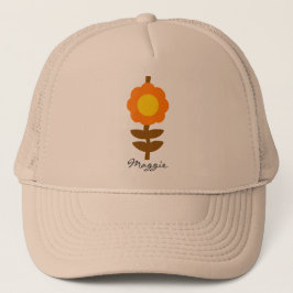Sunny Bloom Trucker Hat キャップ