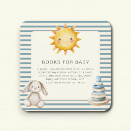 Sunny Bunny Books For Baby Baby Shower Enclosure  エンクロージャーカード