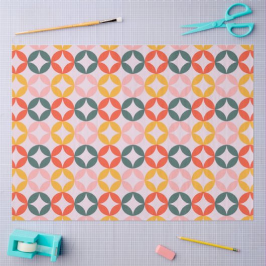 Sunny Circles Tissue Paper 薄葉紙 (クラフト)