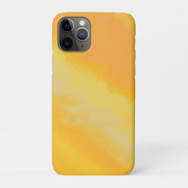 Sunny Citrus Gold Watercolor  iPhone 11 Proケース