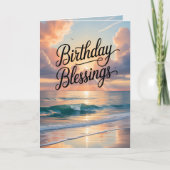 Sunny Coast Birthday Wishes カード (正面)