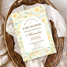 Sunny Coastal Beach Baby Shower