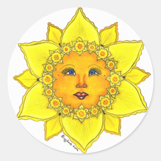 Sunny Daffodil – シール (正面)