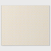 Sunny Daisy Floral Wrapping Paper ラッピングペーパー (フラット)