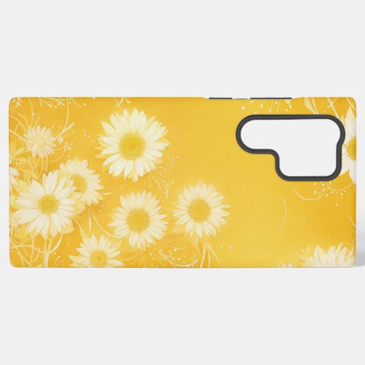 Sunny Daisy Garden Phone Case Samsung Galaxyケース (裏面横)