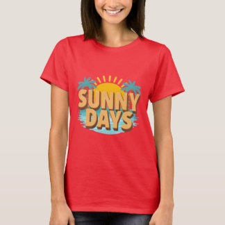 Sunny Days Tropical Beach Summer Vacation Tシャツ