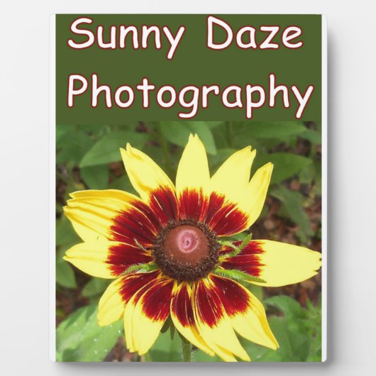 Sunny Daze写真ロゴ フォトプラーク (正面)