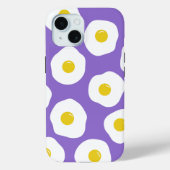 Sunny Egg Purple iPhone 15 Case Case-Mate iPhoneケース (裏面)