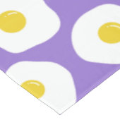 Sunny Egg Purple Tablecloth テーブルクロス (アングル)
