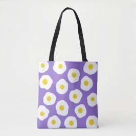 Sunny Egg Purple Tote Bag トートバッグ