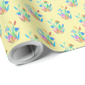 Sunny Floral Clumps ラッピングペーパー (ロールコーナー)