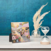 Sunny Flower Street Scene フォトプラーク (インサイチュ)