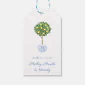 Sunny Lemon Tree Topiary Springからのギフト ギフトタグ (正面)