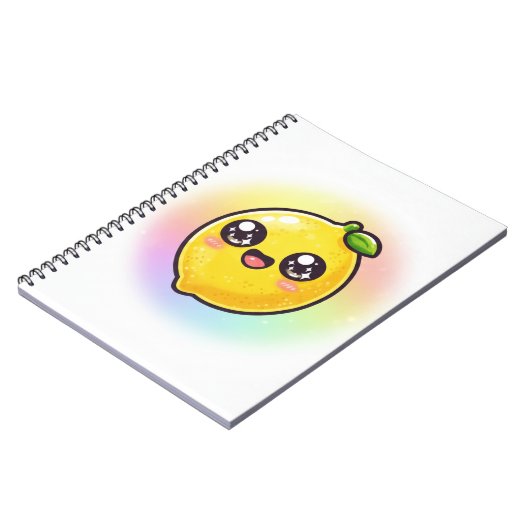 Sunny Lemon Vibes Journal ノートブック (左側)