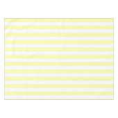 Sunny Nautical  Pastel Yellow Stripes Pattern  テーブルクロス (正面(横))