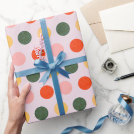 Sunny Polka Dots ラッピングペーパー