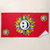 Sunny Ray Flower ビーチタオル (正面)