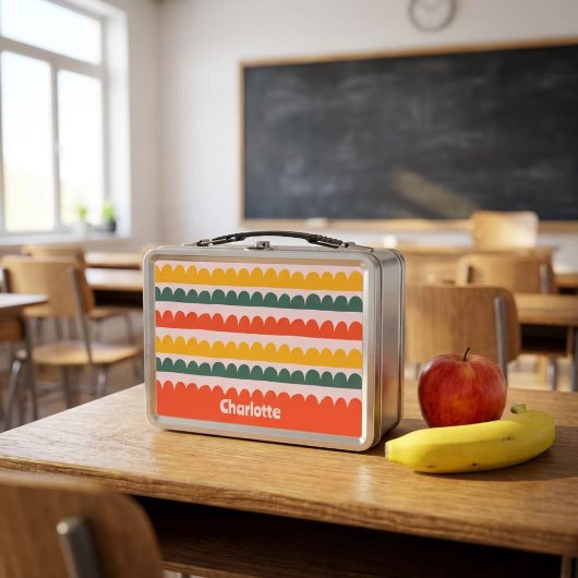 Sunny Scallops メタルランチボックス