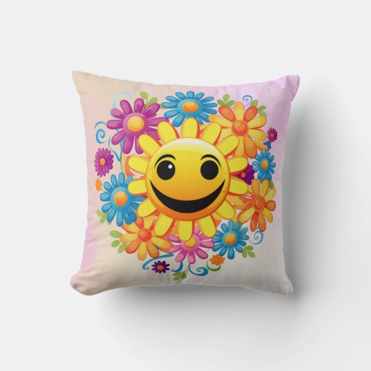 Sunny Smiles クッション (正面)