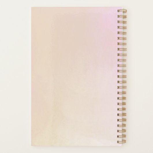 Sunny Smiles プランナー手帳 (裏面)