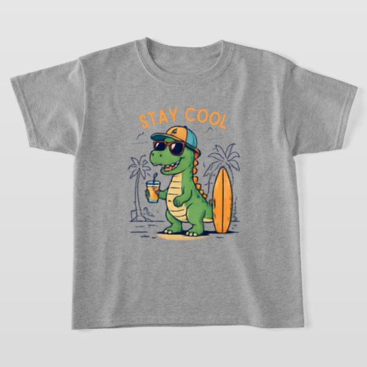 Sunny Smiles Squad™ – かわいい夏の子供Tシャツ コレクション Tシャツ (レイダウン)