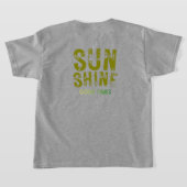 Sunny Smiles Squad™ – かわいい夏の子供Tシャツ コレクション Tシャツ (レイダウン裏面)