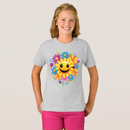 Sunny Smiles Tシャツ (正面フル)