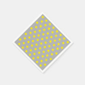 Sunny Splatter Polka Dot Pattern スタンダードカクテルナプキン (角)