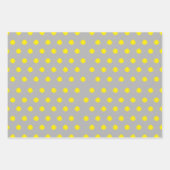 Sunny Splatter Polka Dot Pattern ラッピングペーパーシート (正面3)
