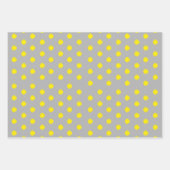 Sunny Splatter Polka Dot Pattern ラッピングペーパーシート (正面)